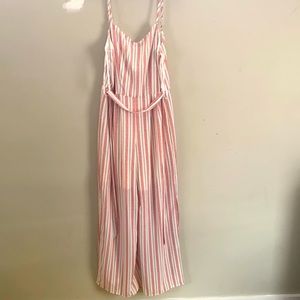 Pinks and white Monteau jumpsuit